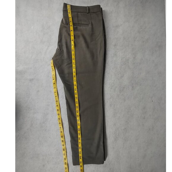 Banana Republic Sloan Gray Stretch Dress Pants Size 12P Flat Front Ankle Slacks - Picture 8 of 12